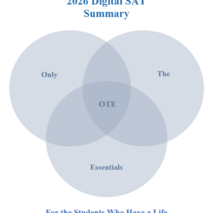 Only The Essentials 2.2 – Digital SAT eBook (PDF Download)